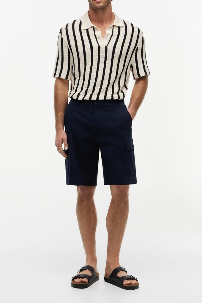 Tommy Hilfiger Cargo Short Essential Desert Sky Größe: W30 | Kurze Sporthosen Outlet | Herren