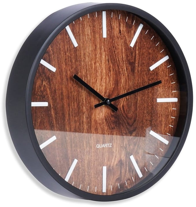 Vilde - Wandklok - 29,5 cm - Zwart - Klassiek - Decoratief