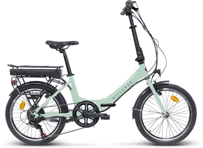 Villette le Pliage vouwfiets e-bike 10.4 Mint Green