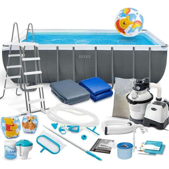 INTEX 26356 Serie - Frame Zwembad - 549x274x132 cm - Mega Set - 21-in-1
