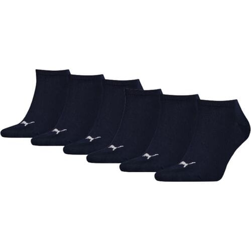 Puma Sneakersokken Plain 6-pack Navy-43/46