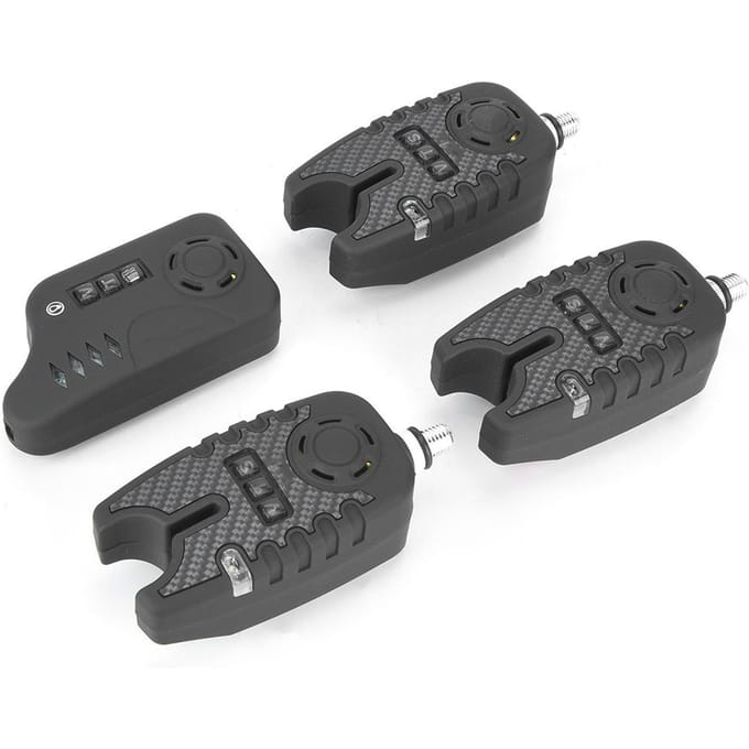 ABS Vissen Elektronische Visbeet Alarm Vinder Geluid Waarschuwing Indicator Accessoire zonder Batterij black