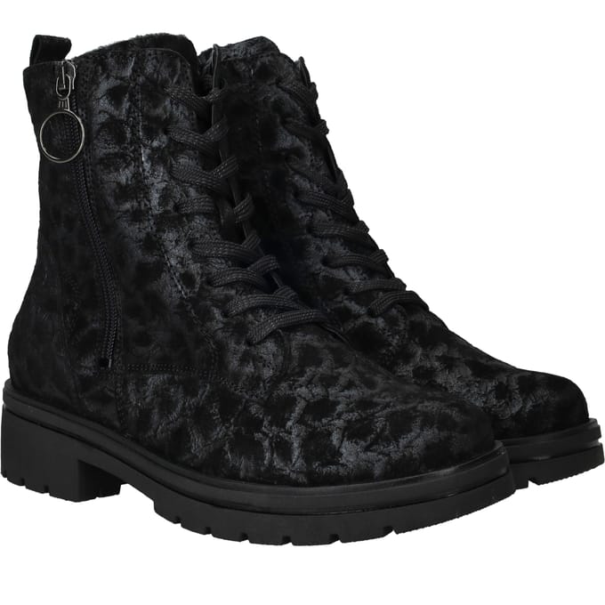 Waldläufer K Zoe Boots Dames - Zwart - Maat 39