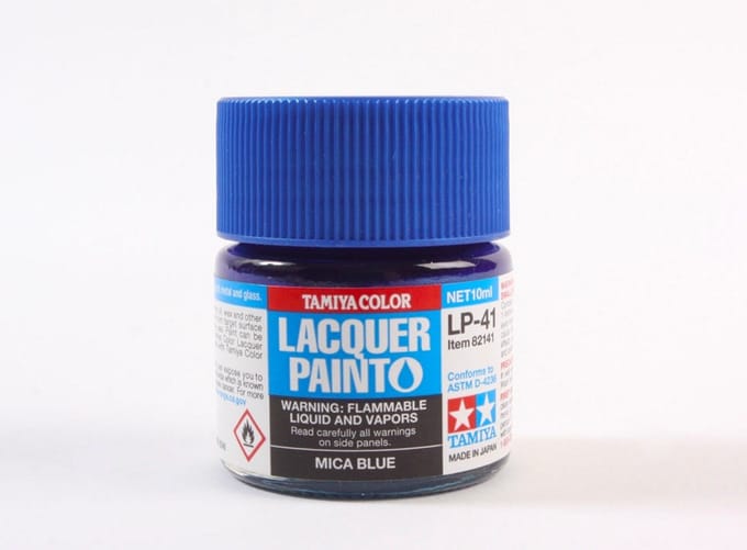Tamiya Hobbyverf Enamel verf - LP-41 Mica Blue - Gloss - Lacquer Paint - Verf potje - 10 ml