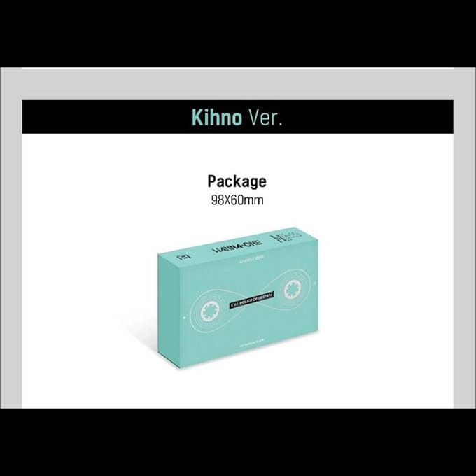 WANNA ONE - POWER OF DESTINY Kihno ver. KiT ver. (CD X) blue