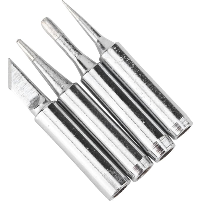 4 Stuks Soldeerbout Tips Koper Soldeer Station Constante Temperatuur Lashoofd 936 Zilver