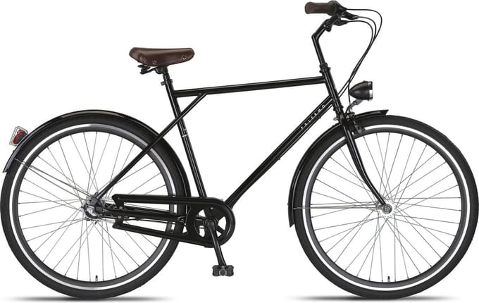 Altec Herenfiets Palermo 28 Inch 56 cm Heren 3V Rollerbrake Zwart