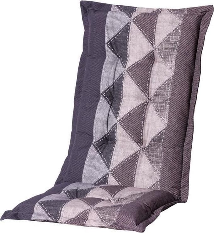 Madison tuinkussen hoog Triangle 123x50 cm - grijs