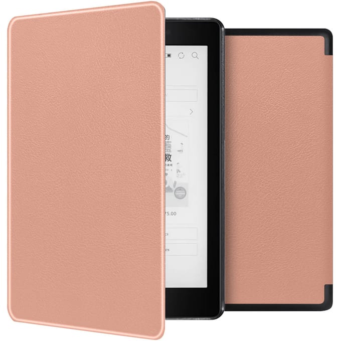 imoshion Slim Hard Case Bookcase voor de Kobo Aura One - Rosé Goud