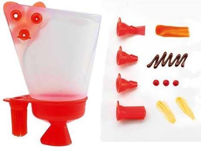 Deco-Pocket mini spuitzak, rood - Mastrad