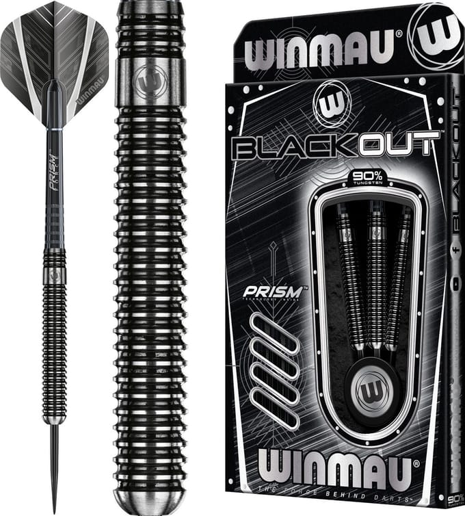 Winmau Blackout 1 90% - Dartpijlen