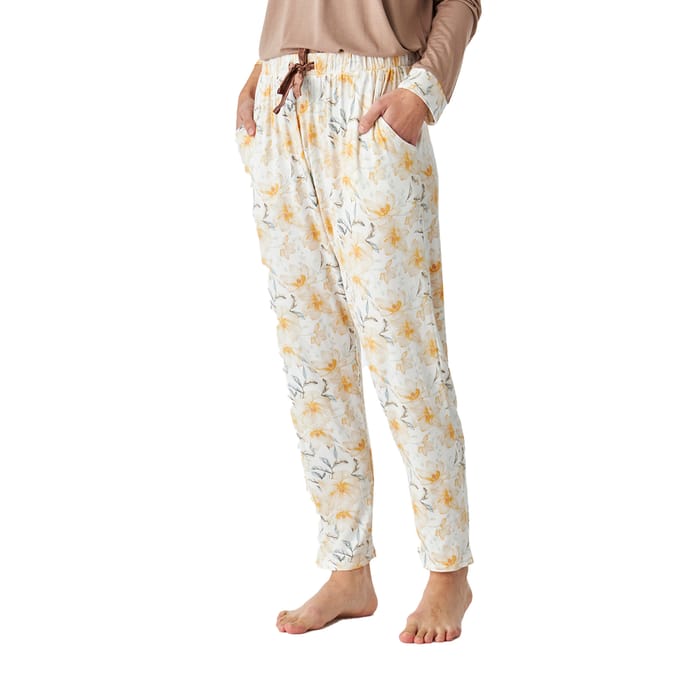 JJBEP1301 Bedrukte pyjama met lange mouwen voor dames