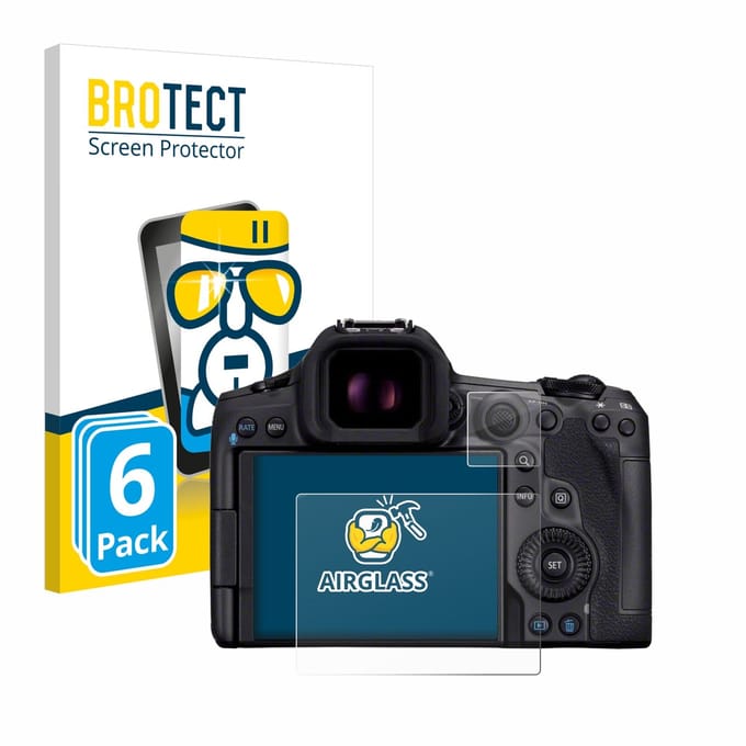 Screenprotector 6 Stuks voor Canon EOS R5 Mark II Beschermglas transparant