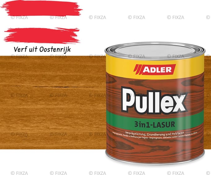ADLER Pullex 3in1-Lazuur Autumn, bruine beits 0,75 liter