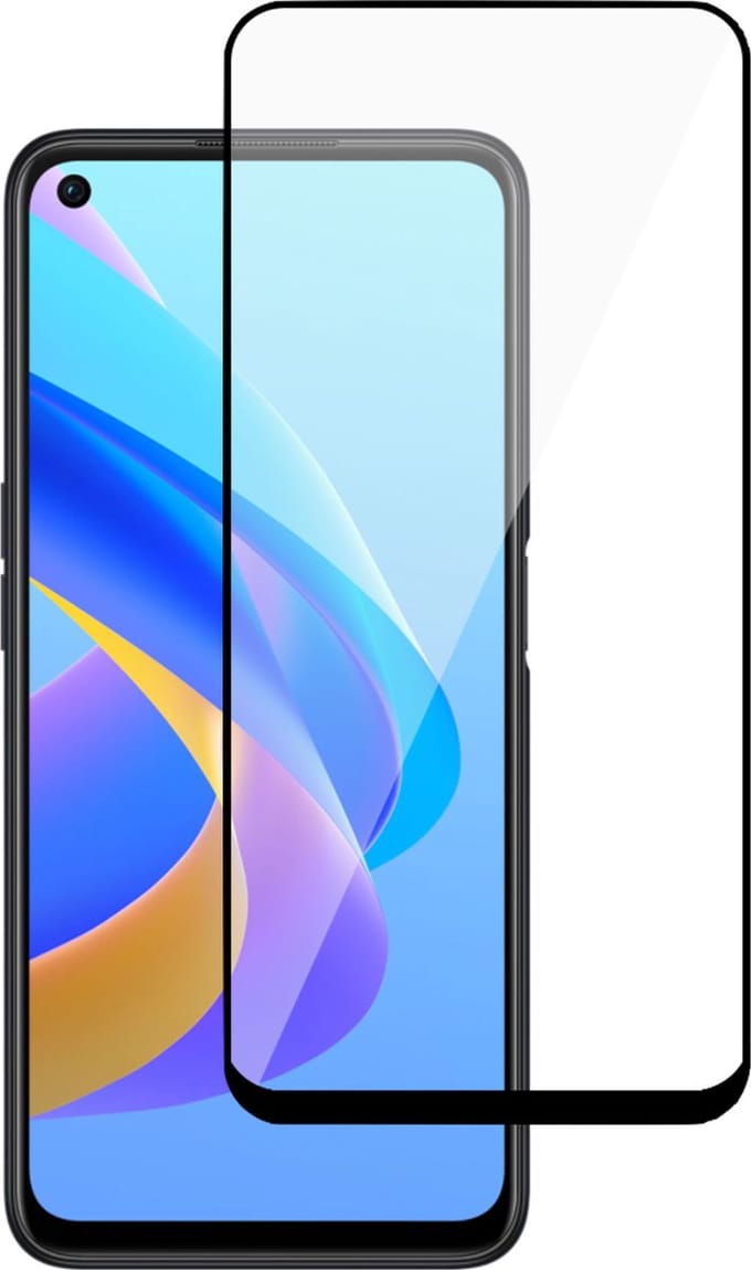 Geschikt voor Oppo A76 Screenprotector - Gehard Glas Geschikt voor Oppo A76 Full Screen Protector