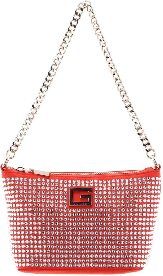 GUESS Schoudertas Spark Micro Mini Bag Orange Oranje