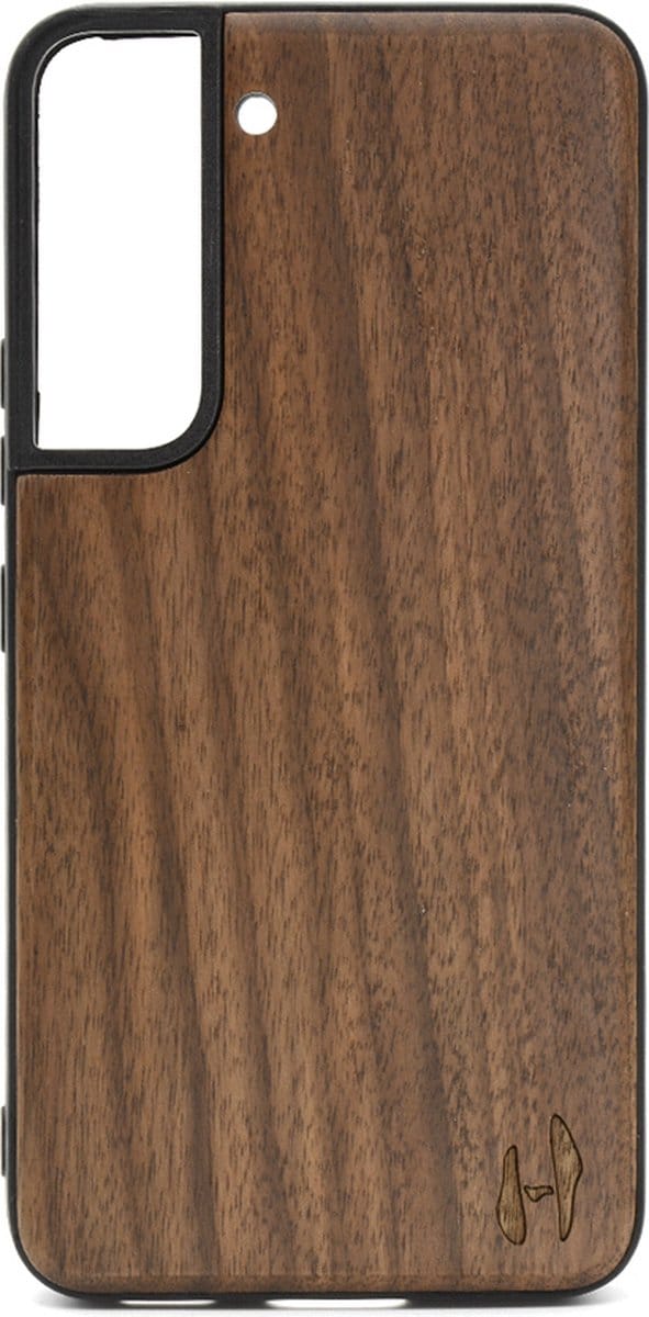 Houten TPU case, Samsung Galaxy S22 - Notenhout