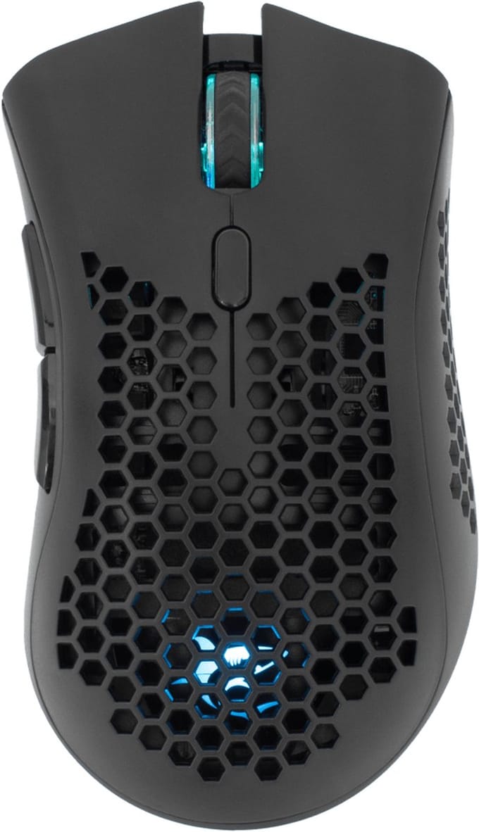 White Shark LIONEL Wireless - Gaming muis - Optisch - 6 knoppen - Zwart