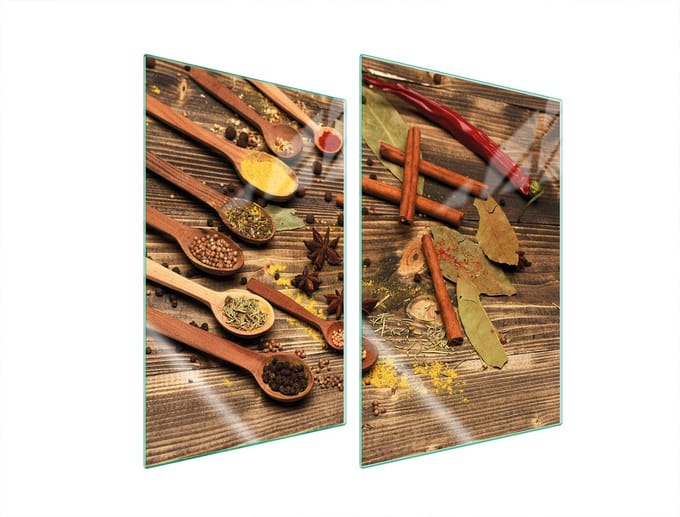 TMK ArtDeko - Snijplank - Glas - 2x35x52 cm - Hittebestendig - UV-print