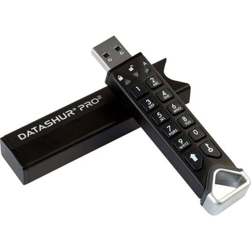 iStorage datAshur Pro2 USB-stick 4 GB Zwart IS-FL-DP2-256-4 USB-A 3.2 Gen 1