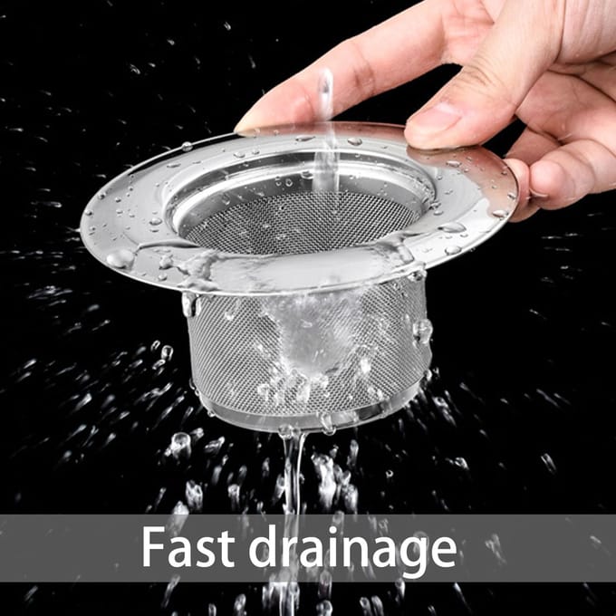 Spoelbak Waterfiltermand Spoelbak Hangend Filtermand Keukenaccessoires white