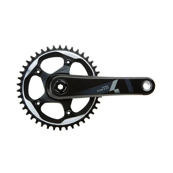 Crankstel sram force 1 42 tands bb30 1725mm 11 speed geen lagers stee - ZWART