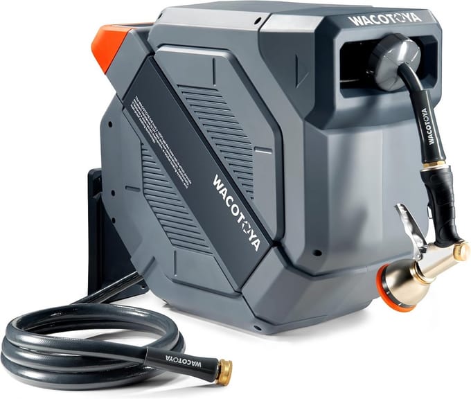 Automatische Tuinslanghaspel 5/8 Inch - 26 Meter Inklapbaar