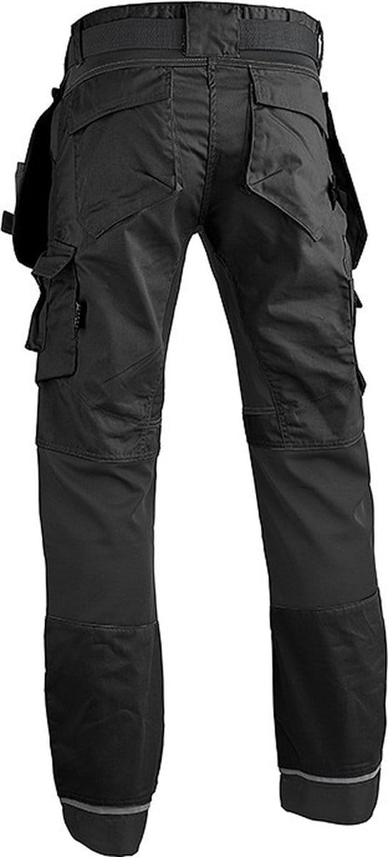 4WORK Madrid Premium Stretch Zwart Werkbroek Heren