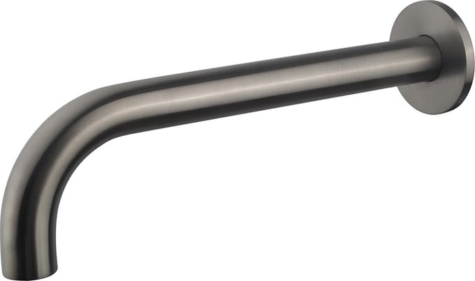 Wiesbaden Inbouw-Uitloop Rond 25 cm. x 1/2" - Gunmetal