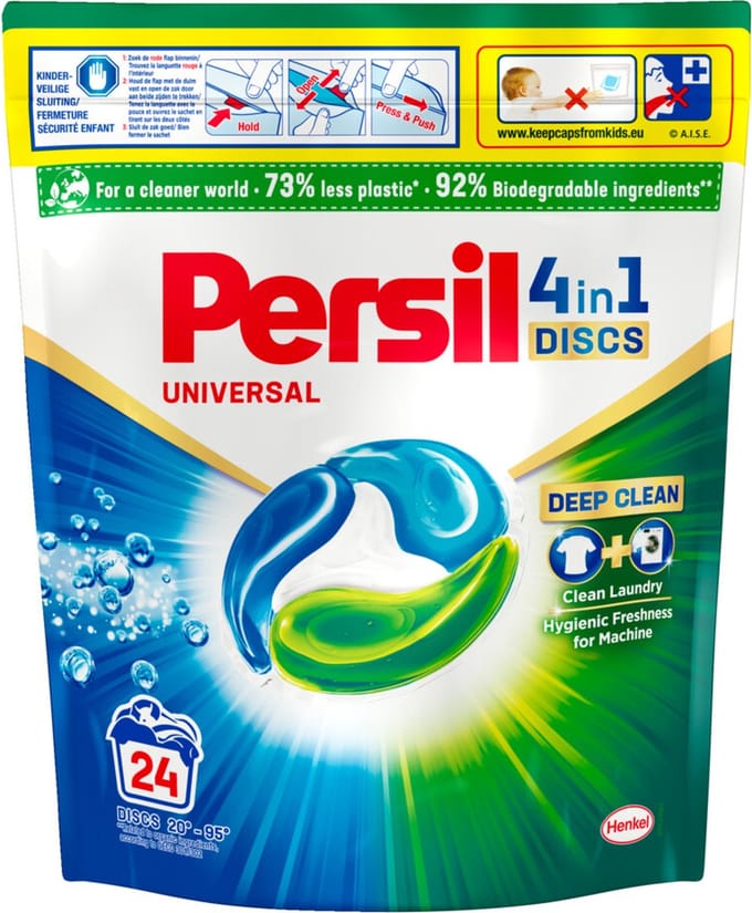 Persil Wasmiddel Discs Universeel 24 stuks