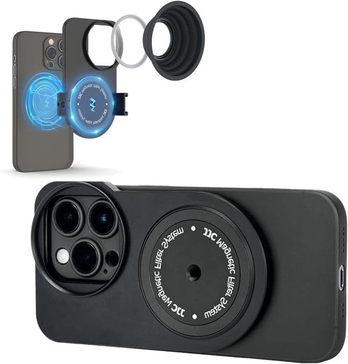 49mm Magnetische Adapter voor Smartphone - Ondersteuning voor MagSafe, Statief en Telefoonfilters