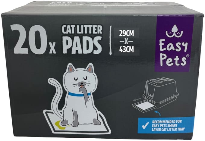 EasyPets catlitter pads kattenbakvulling 42x32 cm 20 st