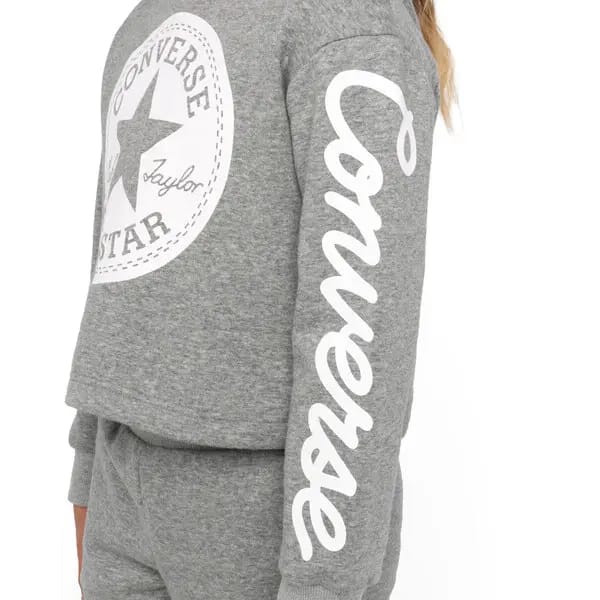 Nike tech fleece set in de kleur grijs.