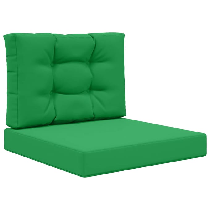 vidaXL - Buitenbankkussen - Polyester - Groen - 60 - x - 60 - cm
