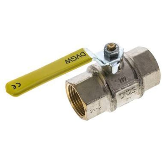 Rp 1 inch 2-Weg Messing Kogelkraan Zuurstof PN 45