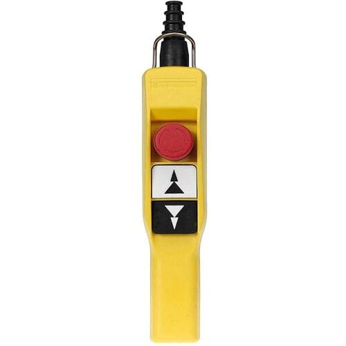 Schneider Electric XACA2073 XACA2073 Hangknop Met NOT-AUS schakelaar Knop Geel 1 stuk(s) Piece