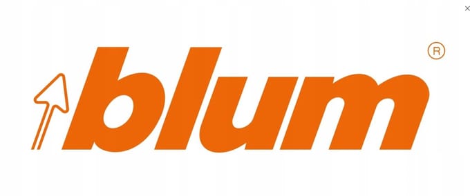 Blum 175H3100 CLIP Rechte geleider met excentrique, onyx zwart