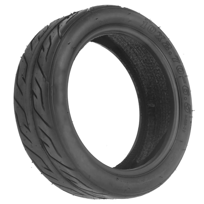 10x2.70-6.5 Elektrische Scooter Bandenhoes Band voor Balance Scooter 10 Inch Vacuüm Rubberen Wiel black