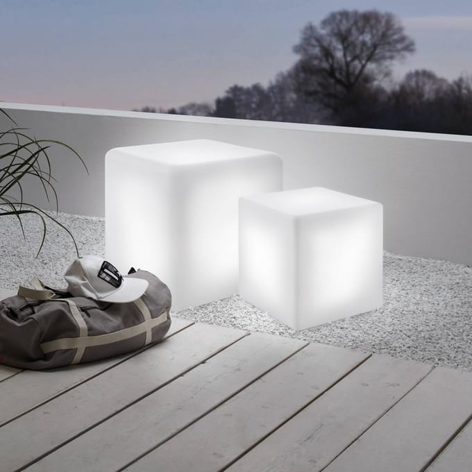 EGLO Bottona Staande lamp buiten - E27 - Ø 25 cm - Wit