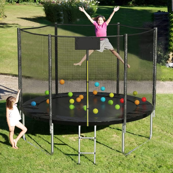 Viking Sports - Trampoline rand - 305 cm - pvc - zwart
