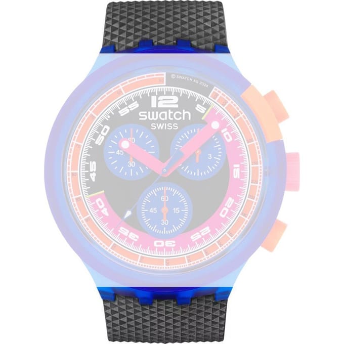 Swatch Plastic - BigBold - SB0/SO27 ASB06N102 SB06N102 Neon party to the Max Horlogeband