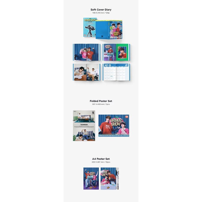 SHINee - 2025 Seizoensgroeten NO POB blue