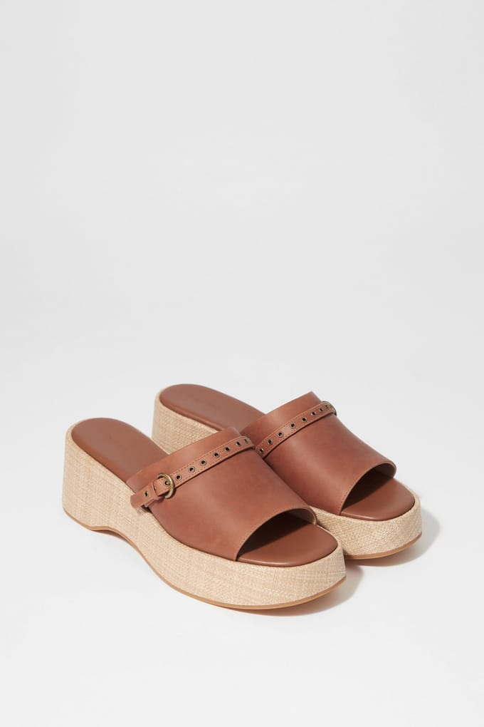 & Other Stories Celesta Mule Sandalette Beige Taglia: 41 | Infradito Outlet | Donna | Marrone