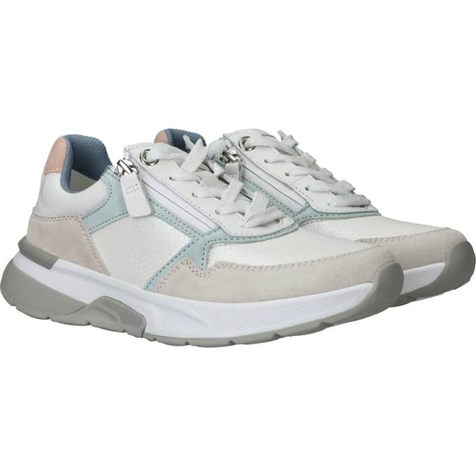 Gabor Gabor Rollingsoft Sneakers wit Suéde