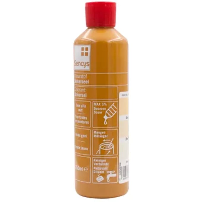 Sencys Universele Verfkleurstof Oxidegeel 250ml