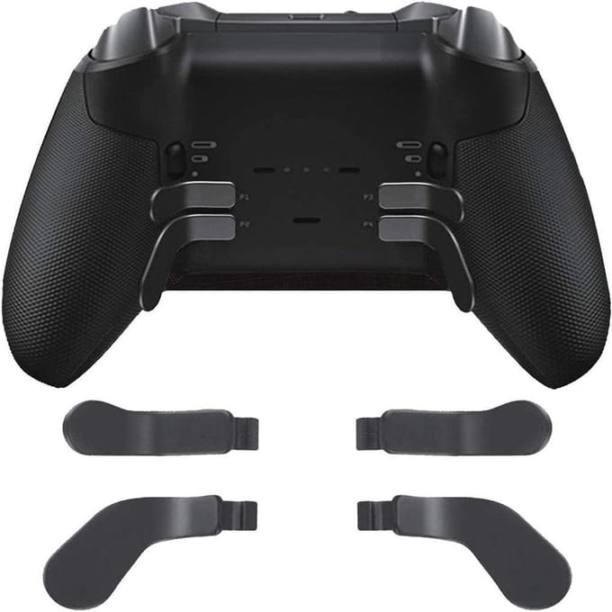 4 stuks metalen peddels vervangen voor Microsoft Xbox One Elite Controller Series 2 black