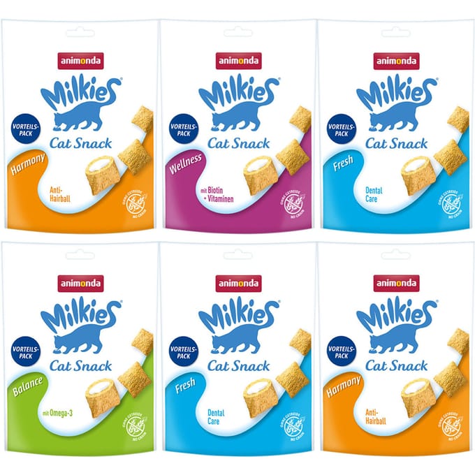 animonda Milkies Mixpakket Kattenvoer - 24 x 120 g (4 Soorten)