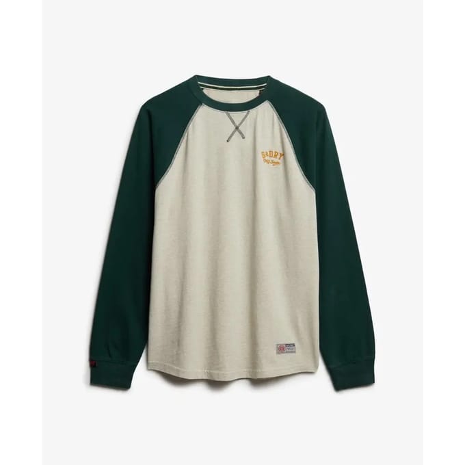T-shirt met lange mouwen Superdry Vintage Athletic Baseball