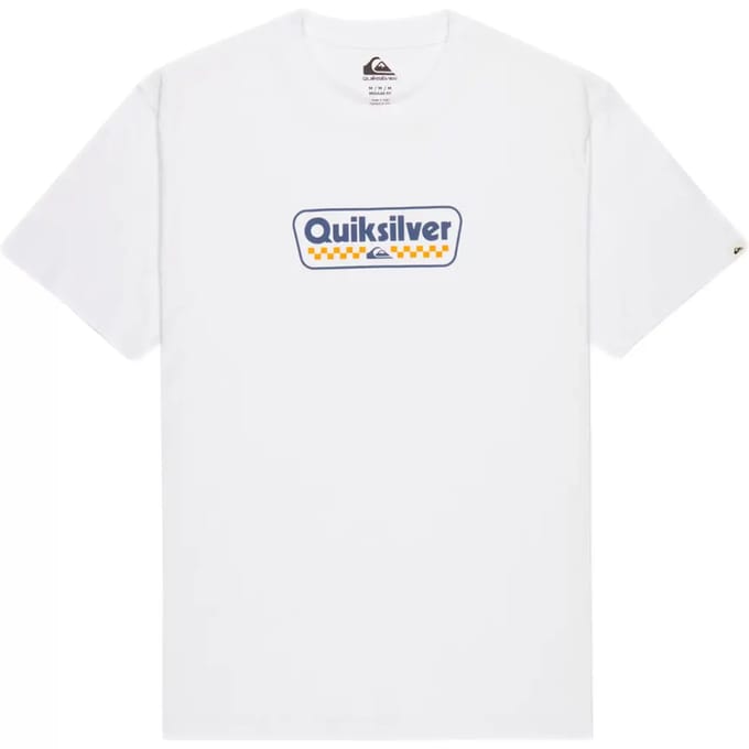 Quiksilver Ev Starting Grid T-shirt Met Korte Mouwen Wit M Man