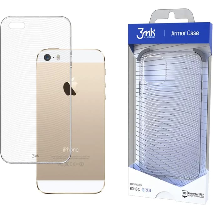 3mk Armor Case for iPhone 5 / 5S / SE - Transparent